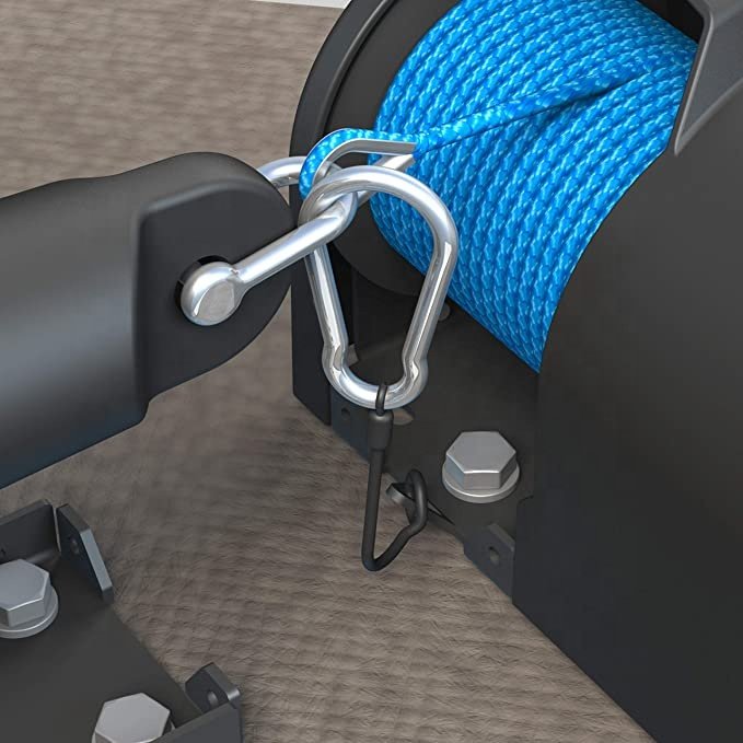 RAF Powerful 12v Marine Boat Pontoon 35 Electric Anchor Winch 100 ft Rope Freshwater for Anchor up to 30lbs